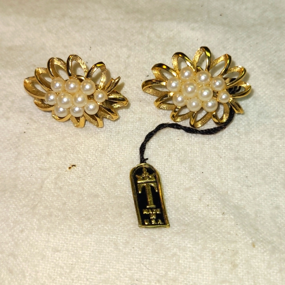 Crown Trifari Earrings